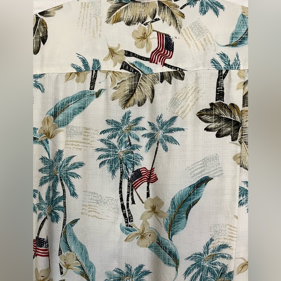 Pronto Uomo, men size medium, classic fit Americana party shirt, cream color - Picture 3 of 5